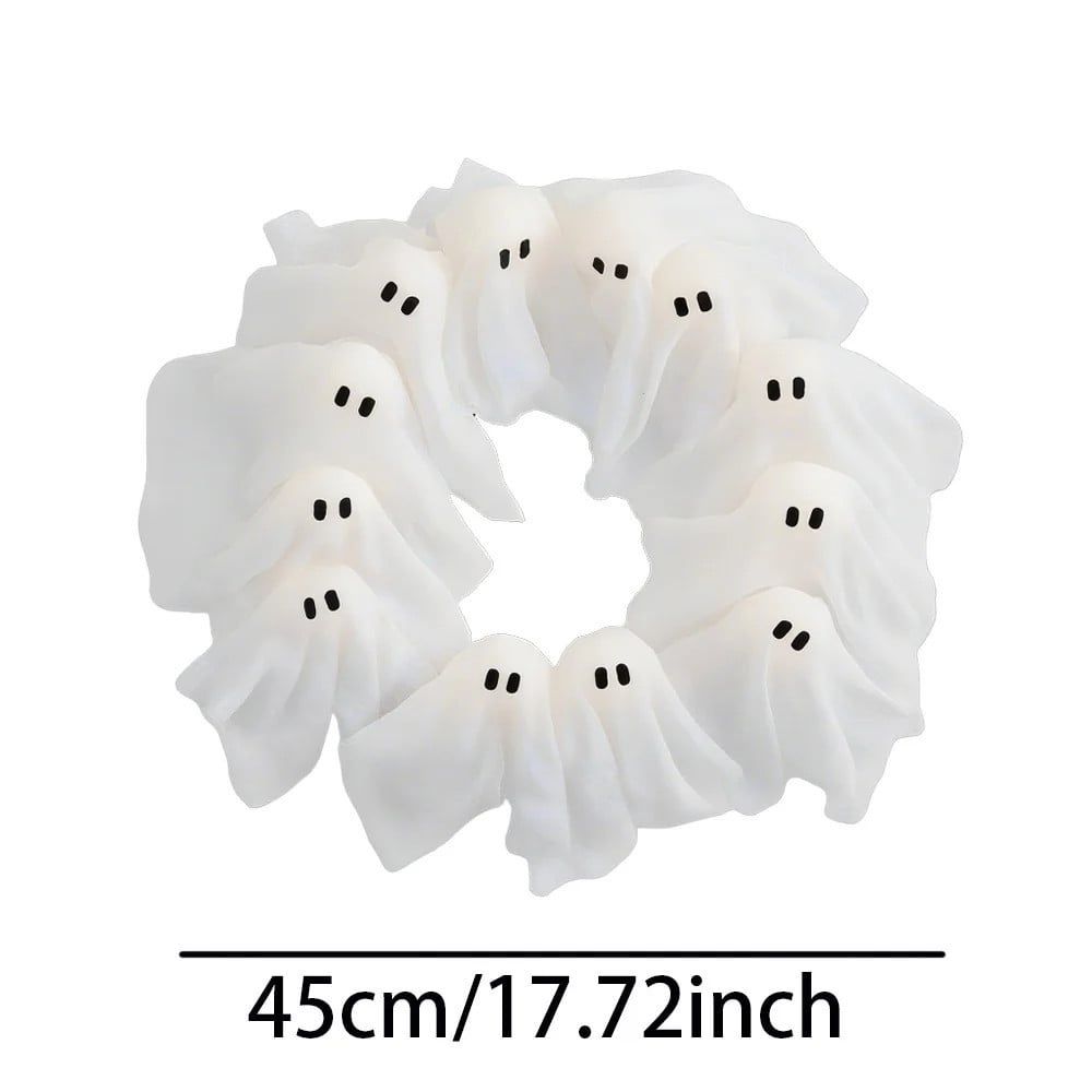halloween led ghost wreath indooroutdoor spooky door wall decor halloween led ghost wreath indooroutdoor spooky door wall decor